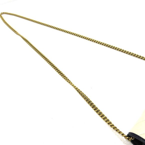 Gucci GG Marmont Chain Wallet Shoulder Bag Ivory - Picture 4 of 7